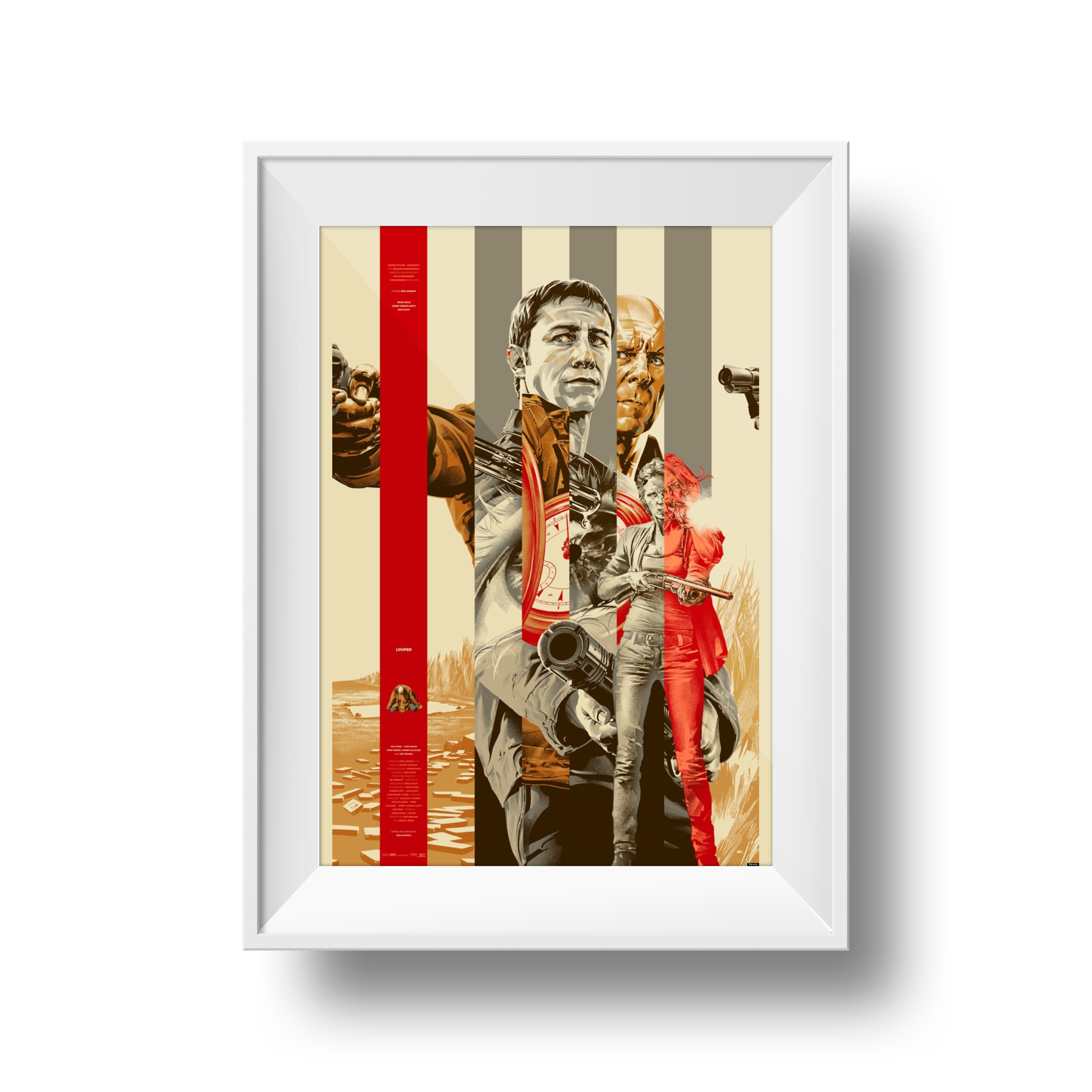 Looper (Gold) | Martin Ansin | 24 x 36