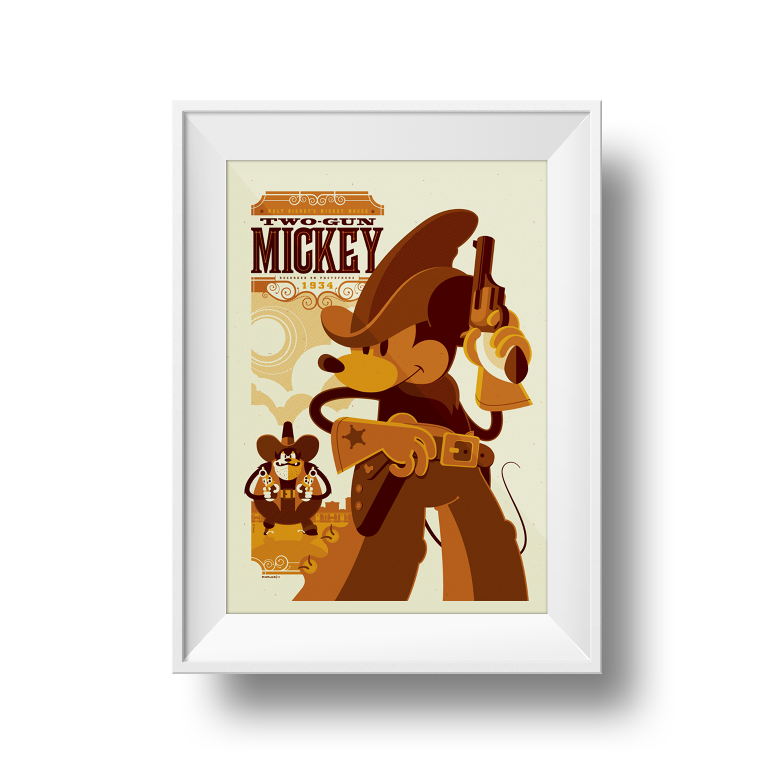 Two Gun Mickey | Tom Whalen | 18 x24